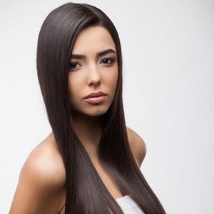 20 Inch Dark Brown Halo Style Hair Extensions